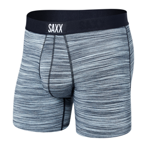Men's quick-drying SAXX VIBE Boxer Briefs - blue melange.
