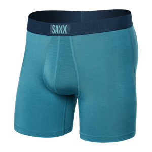 Men's quick-drying SAXX VIBE super soft boxer shorts - navy blue.