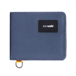 Recycled RFIDsafe Expandable Wallet - Navy Blue