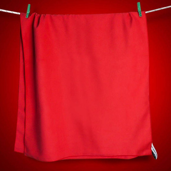 A quick -drying towel double -sided Dr. 43x90 - red