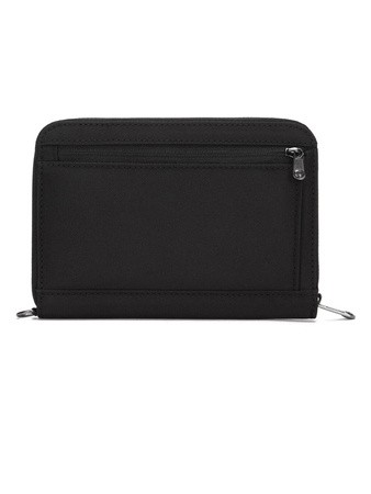 Men's anti-theft wallet with RFIDsafe technology - black