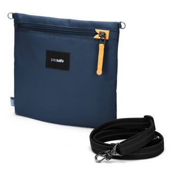 Pacsafe® go anti-theft crossbody pouch - navy blue
