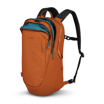 Pacsafe eco 25l anti-theft touring backpack with econyl - orange