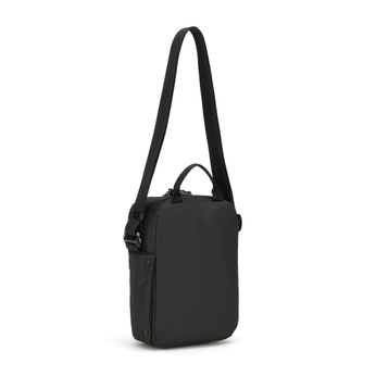 Pacsafe metrosafe x vertical crossbody anti-theft men's shoulder bag/postbag - black