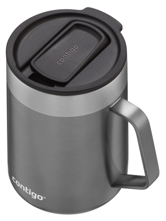 Thermal mug with ear Contigo Streeterville 420 ml - Grey