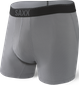 Men's trekking / sport boxer briefs with fly SAXX QUEST Boxer Brief Fly - dark gray.