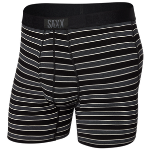 Herren-Boxershorts SAXX Ultra Super Soft mit Gürtel - schwarz
