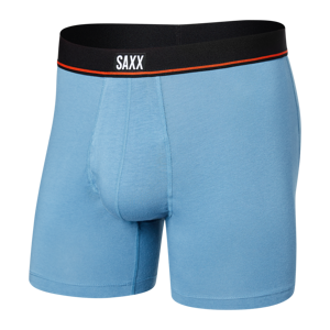 Herren elastische SAXX NON-STOP STRETCH Boxer Briefs mit Eingriff - blau
