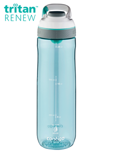 Wasserflasche Contigo Cortland 720ml - Graue Jade / Weiß