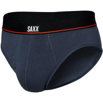 Herren bequeme SAXX NON-STOP STRETCH Boxershorts mit Reißverschluss - marineblau.
