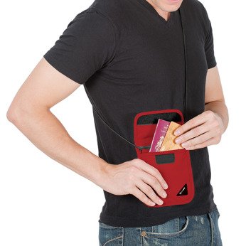 Pacsafe coversafe® x75 RFID-blockierung sicherheit neck pouch - gray