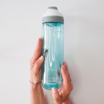 Wasserflasche Contigo Cortland 720 ml - graues Jade/Weiß