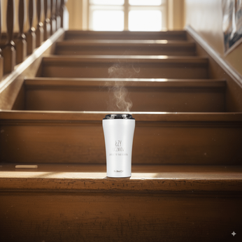 Dr.Bacty Apollo 2.0 Thermo-Kaffeebecher - 360 ml - Glänzend Weiß