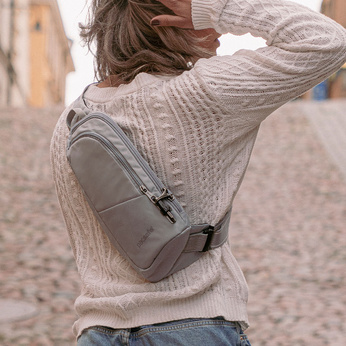 Pacsafe vibe 150 anti-diebstahl sling pack - grau