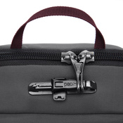 A small anti-theft messenger bag Pacsafe Metrosafe X - dark gray.
