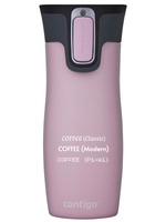 Thermal mug Contigo West Loop 2.0 with custom inscription-engraved - Millenial pink