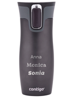 Thermal mug Contigo West Loop 2.0 with custom inscription - engraved - Gunmetal
