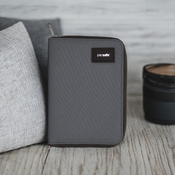 Großer Herren RFID-Geldbeutel Pacsafe – dunkelgrau