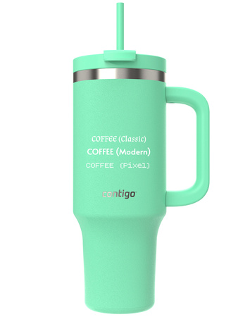 Becher mit Thermalwasser mit Gravur Streeterville Tumbler 1200 ml - Reef