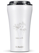 Thermal Coffee Mug Dr.Bacty Apollo 2.0 360 ml "Lady's mantle" – White