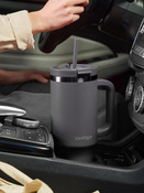 Thermalbecher mit Strohhalm Contigo Streeterville Tumbler 1200 ml - Darkstone