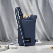 Anti-theft Pacsafe GO shoulder bag - Coastal blue