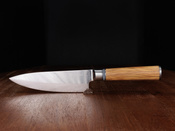 Exclusive Aka Tori Kyoto Olive 6" Damascus Steel Chef's Knife – Business Gift with Custom Engraving Option