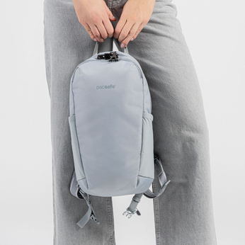 Diebstahlsicherer Stadtrucksack Pacsafe Vibe 12 l – grau