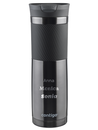 Thermobecher mit gravur Contigo Byron 720ml - Gunmetal 