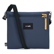 Pacsafe® go anti-diebstahl crossbody pouch - navy blau