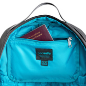Wasserdichter, diebstahlsicherer Rucksack 18l Pacsafe ECO CX Econyl® - blau