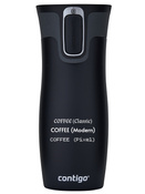 Thermal mug Contigo West Loop 2.0 with custom inscription- engraved - Balck