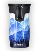 Contigo West Loop Mini 300ml Thermobecher - Berg Tageslicht - Weiß Metallic