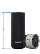 Personalisierbarer thermobecher Contigo Luxe Autoseal 470 ml - Schwarz