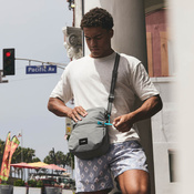 Folding women's anti-theft bag Pacsafe Go - stone