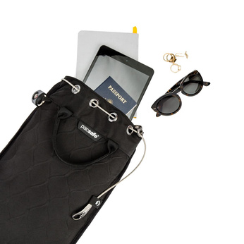 Medium-sized anti-theft travel safe Pacsafe Travelsafe 5l GII - black