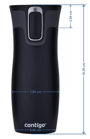 Thermal mug Contigo West Loop 2.0 470 ml - Sunflowers