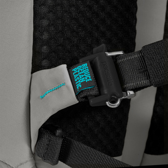 Anti-theft urban backpack 18l Pacsafe ECO Econyl® - grey  - after-show