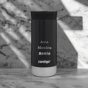 Contigo Huron 2.0 470ml Thermobecher mit Gravur - Schwarz