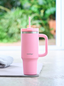 Thermal mug with straw Contigo Streeterville Tumbler 880 ml - Strawberry Cream