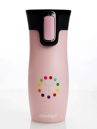 Thermal Mug Contigo West Loop 2.0 470ml - Millenial pink