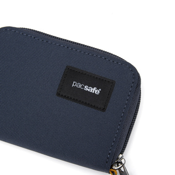 Pacsafe RFIDsafe recycelte Anti-Diebstahl-Geldbörse - marineblau