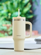 Thermalbecher mit Strohhalm Contigo Streeterville Tumbler 880 ml - Oatmilk