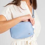 Kleine 2-in-1-Handtasche für Damen mit Diebstahlschutz Pacsafe W – serenity blue