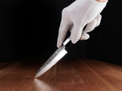 Exklusives Aka Tori Tokyo Black 5" Allzweckmesser aus Damaszener Stahl – Business-Geschenk mit Gravuroption