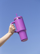 Thermal mug with straw Contigo Streeterville Tumbler 1200 ml - Galactic