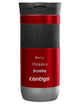 Thermal mug Contigo Byron 2.0 470ml  with custom inscription - engraved - Red