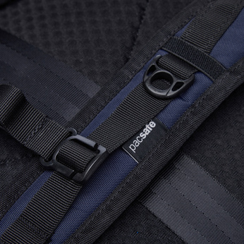 Diebstahlsicherer Reiserucksack für Laptop Pacsafe V 24 l - Marineblau