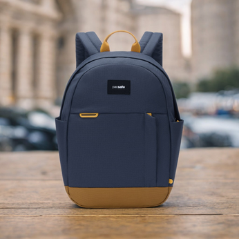 Anti-theft urban backpack Pacsafe Go 15 l - coastal blue