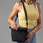 Folding women's anti-theft bag Pacsafe Citysafe CX Econyl®- black